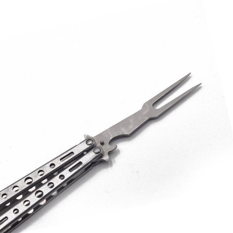 Butterfly Knife Simple Metal Balisong